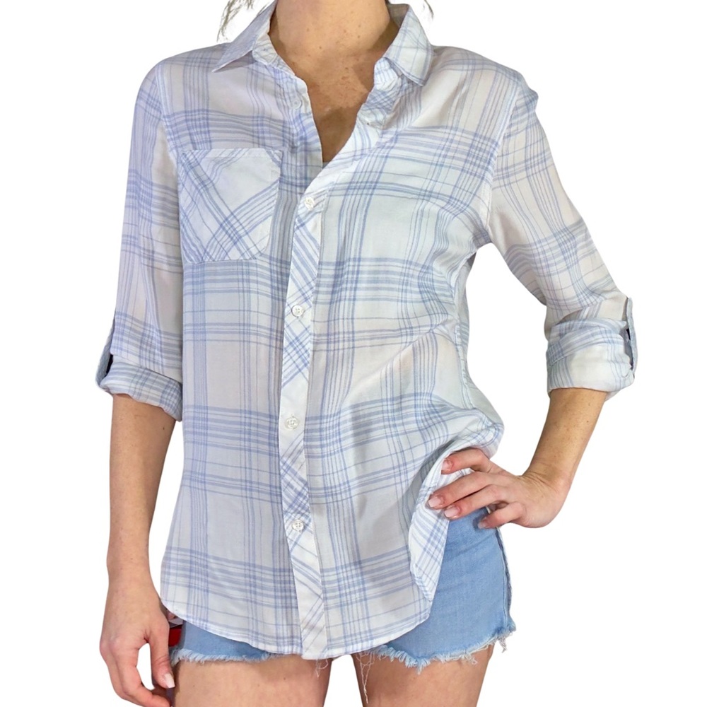 KENNETH‎ COLE REACTION Plaid Collared Button Down